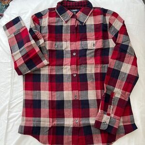 NWT Chaps Plaid Button Down